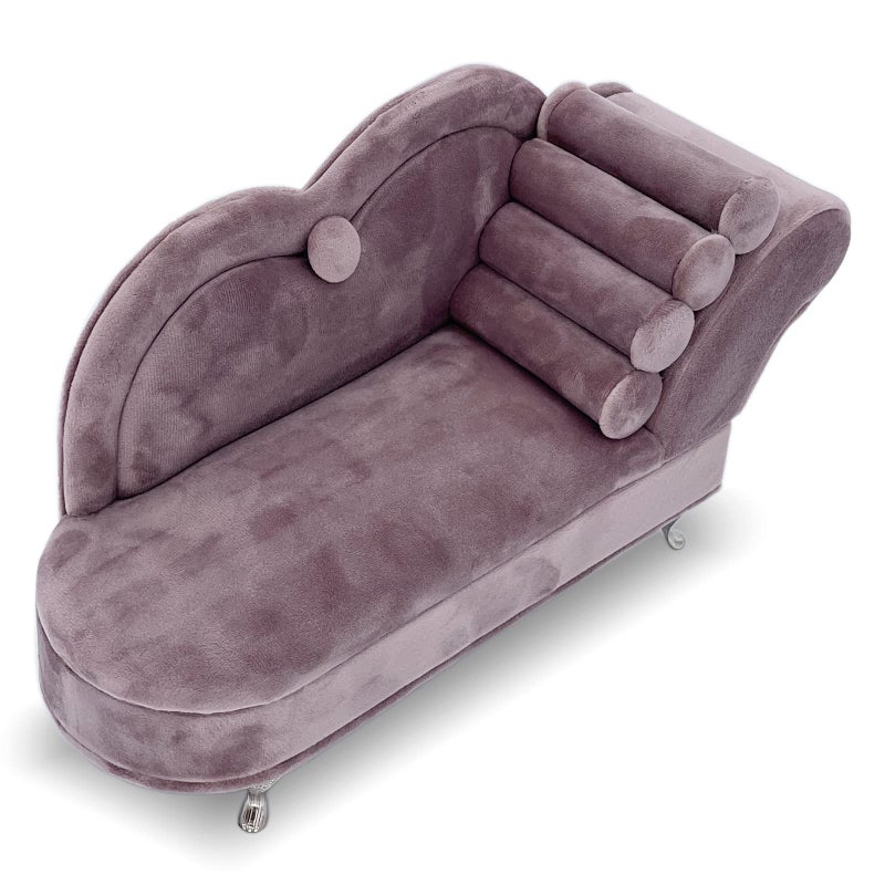 Yikko 1/6 Sofa Cushions for Dollhouse Living Room or Bedroom Decor, 12inch Dolls Accessories, Furniture for Blythe-Doll, Gift for Women Jewelry Box - Image 1