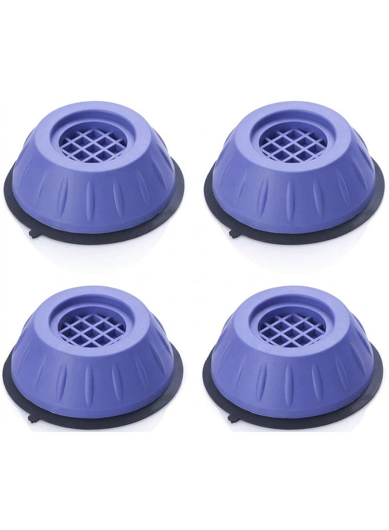 Set of 4 Anti-Vibration Washing Machine Pads – 10.5 cm | Multicolour Heavy-Duty Anti-Slip Rubber Feet for Washers & Dryers - Image 3