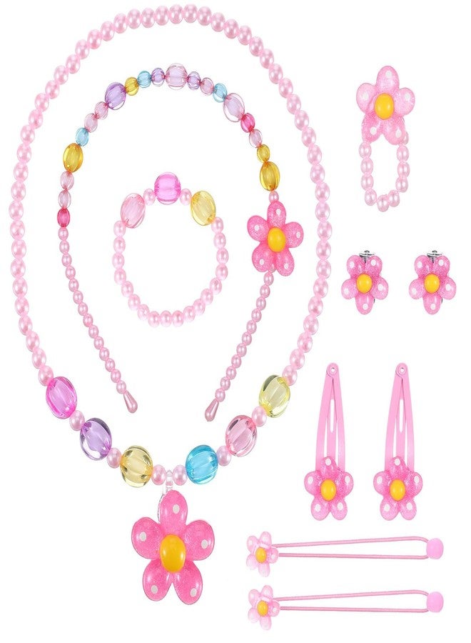 squishy 10Pcs Necklace Set for Girls, Girls Jewellery Gift Sets, Floral Jewellery Gift Set for Young Fashion Enthusiasts, Ideal for Birthday Parties and Themed Celebrations, Decorative Accessories - Image 1
