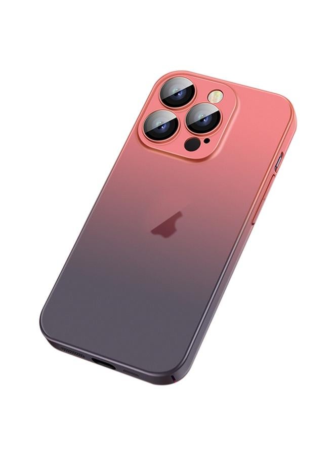 اس-توب جراب لهاتف iPhone 13 Pro، جراب هاتف ذو ملمس جلدي متدرج اللون - Image 1