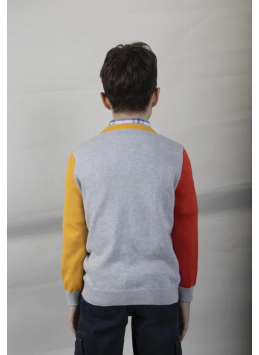 Alexander Gardi Patterned Child Knitwear SWEATER(C21-18677 01)