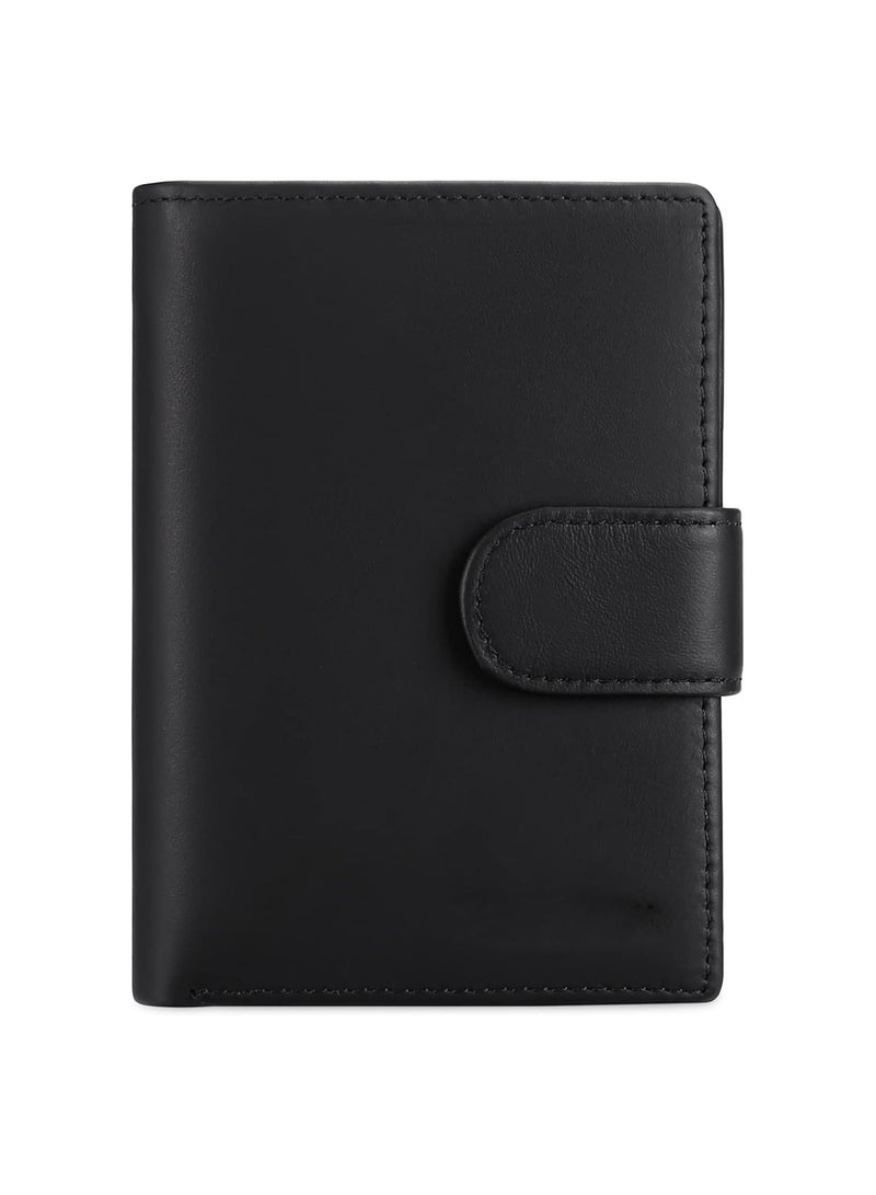 SYOSI Men's Wallets, Multifunctional Rfid Blocking Leather Wallet, Credit Card Trifold Compact Wallets with 16 X Card Slots, for Men With Id Window & Coin Pocket, Protect Personal Information - Image 2