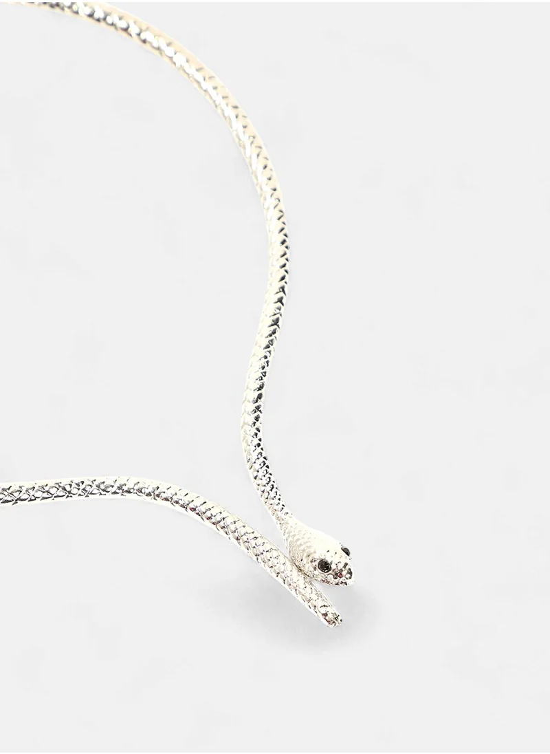 سوهي The Serpent Torque Stones Studded Necklace