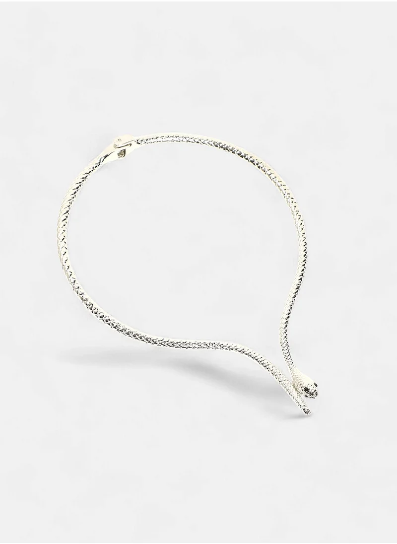 سوهي The Serpent Torque Stones Studded Necklace