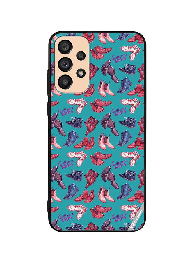 VR CREATIVE - Protective Case Cover For Samsung Galaxy A52/A52 5G/A52s 5G Modern Gentlemen's Boots Collection Design Multicolour - Image 1