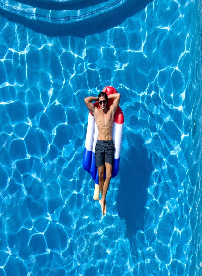 Poolcandy Giant Rocket Pop Inflatable Pool Raft, Ice Pop Frozen Pool Float, 72" Extra Wide Pool Raft - Perfect Size and Holds up to 300 lbs. - Image 3