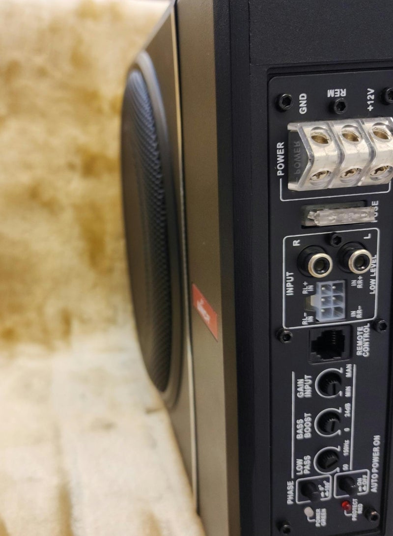 نظام مضخم صوت مدمج ومغلق ونشط أسفل مقعد السيارة، بقوة 1500 واط، مقاس 10 بوصات - Image 2