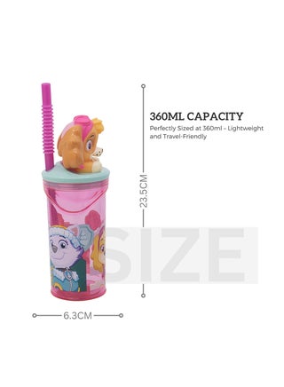 PawPatrol Girl Power 3D Figurine Tumbler Water Bottle For Kids 360 ML - view 2