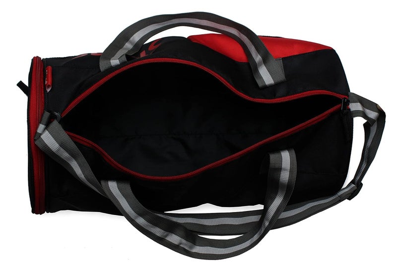 SFANE 9.84 inches Men & Women Polyester Blue & Black Sports Duffel with Shoe Compartment Gym Bag - Image 3