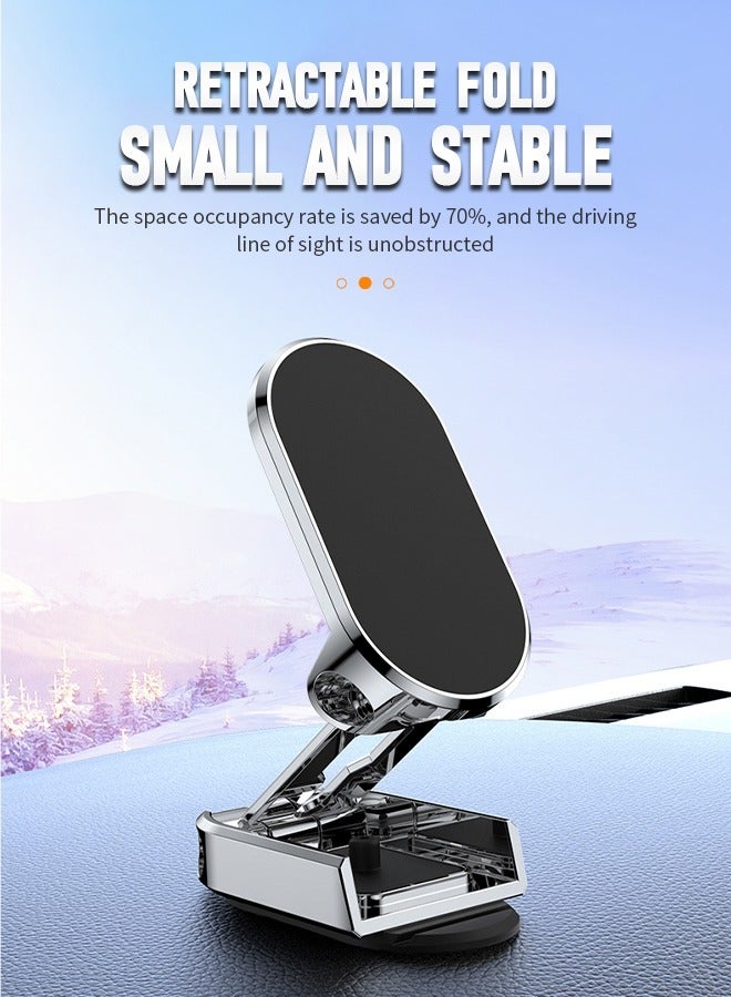 360° Rotating Car Phone Holder, Magnetic Phone Holder, Non-Slip, Lightweight and Easy to Carry - Image 3