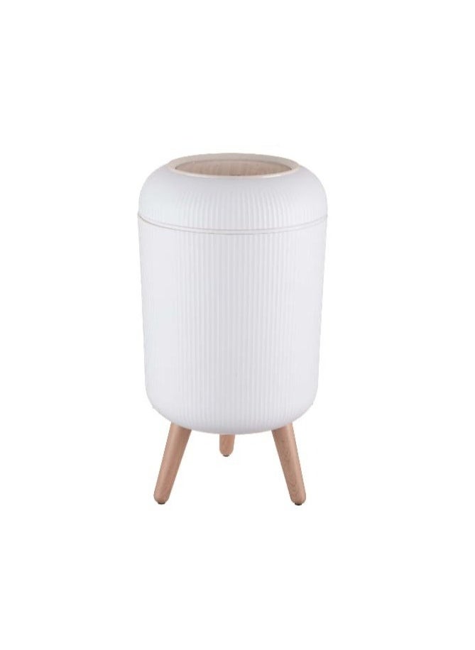 Plastic Waste Bin Set , with Touch Lid, 4 Pieces