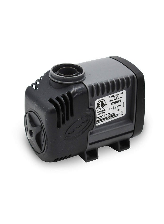 SICCE SICCE Syncra Silent 1.0 Multifunction 251 GPH Submersible Water Pump | Italian Made 16W Ultra Quiet Durable Aquarium Fish Tank, Fountain, Pond, Hydroponics, Terrarium Black | Freshwater & Saltwater  - Image 1