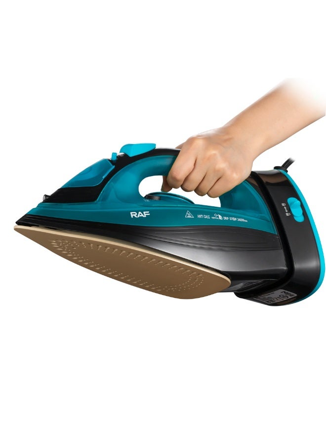 RAF The electric iron can be used to iron clothes with a handheld wireless or wired steam ironing machine. - Image 1