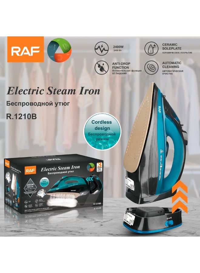 RAF The electric iron can be used to iron clothes with a handheld wireless or wired steam ironing machine. - Image 2