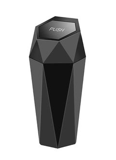 Garlo Sulfar Car Trash Can with Lid, New Car Dustbin Diamond Design, Leakproof Vehicle Trash Bin, Mini Garbage Bin for Automotive Car, Home, Office, Kitchen, Bedroom  - Image 1
