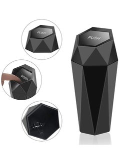 Garlo Sulfar Car Trash Can with Lid, New Car Dustbin Diamond Design, Leakproof Vehicle Trash Bin, Mini Garbage Bin for Automotive Car, Home, Office, Kitchen, Bedroom  - Image 5
