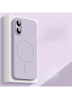 Magnetic Case for iPhone 16 Plus,Anti-Fingerprint Liquid Silicone Case,with Wireless Charging Support
