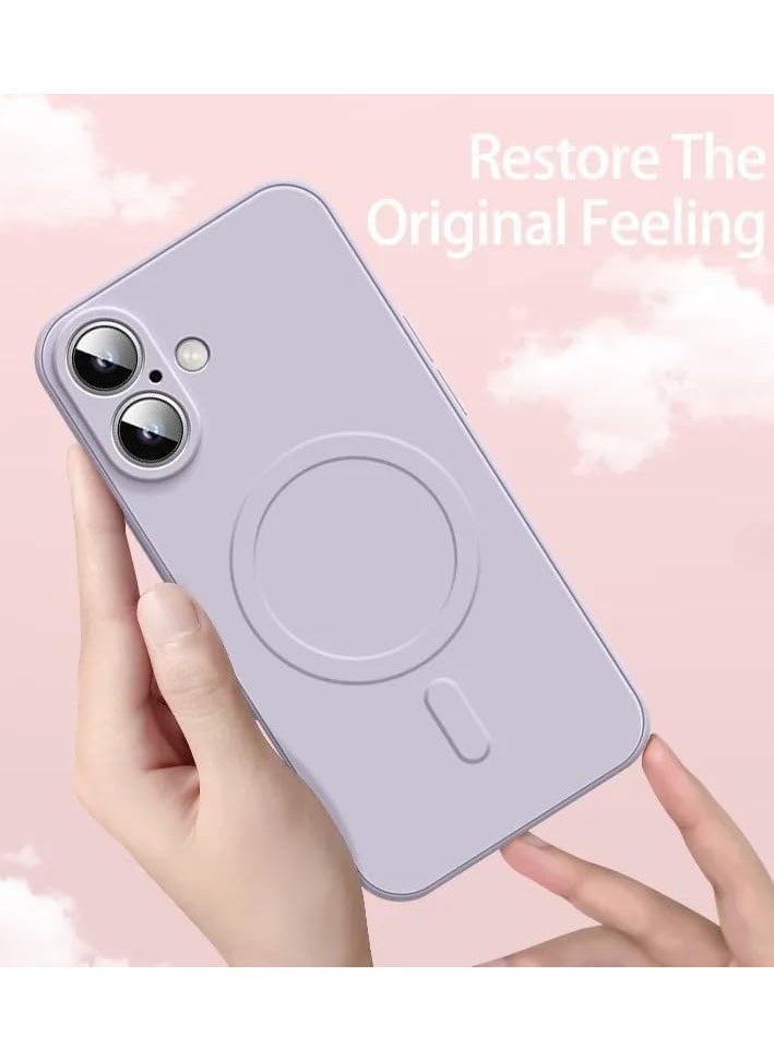 General - Magnetic Case for iPhone 16 Plus,Anti-Fingerprint Liquid Silicone Case,with Wireless Charging Support - Image 1