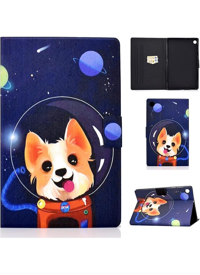 erorex - Case For Lenovo Tab M10 Plus 3Rd Gen 2022 10.6 Inch Pu Leather Protective Smart Tablet Case Cover Stand Function Slim Protective Case For Lenovo Tab M10 Plus 3Rd Gen Space Dog - Image 1