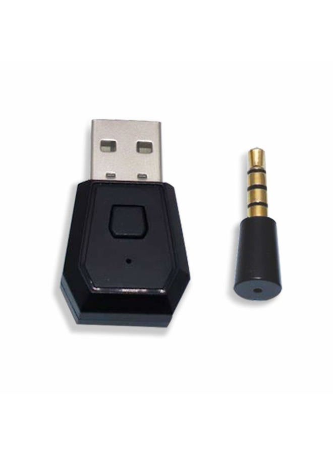RALAN PS4 Bluetooth Dongle Adapter USB 4.0 ,Wireless Mini Microphone USB Audio Adapter Receiver Compatible with PS4 Playstation/ Support A2DP HFP HSP - Image 2