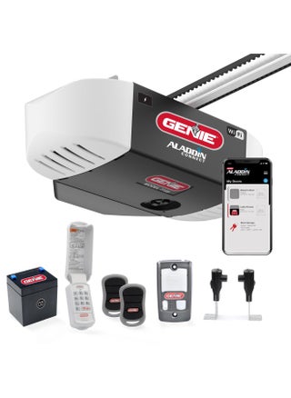 Genie  Stealthdrive Connect Model 7155 Tkv Smartphone Controlled Ultra Quiet Strong Belt Drive Garage Door Opener Wi Fi And Battery Backup Works With Amazon Alexa And Google Assistant Black White - pzsku/Z38CE88AF6C094B77711EZ/45/_/1721982625/73e4e62c-8ad6-4ae2-9343-7358045f23a6