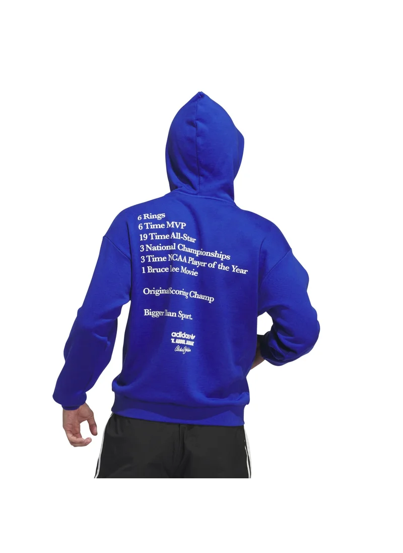 اديداس adidas Jabbar Hoodie Blue Originals Unisex SWEATSHIRTS