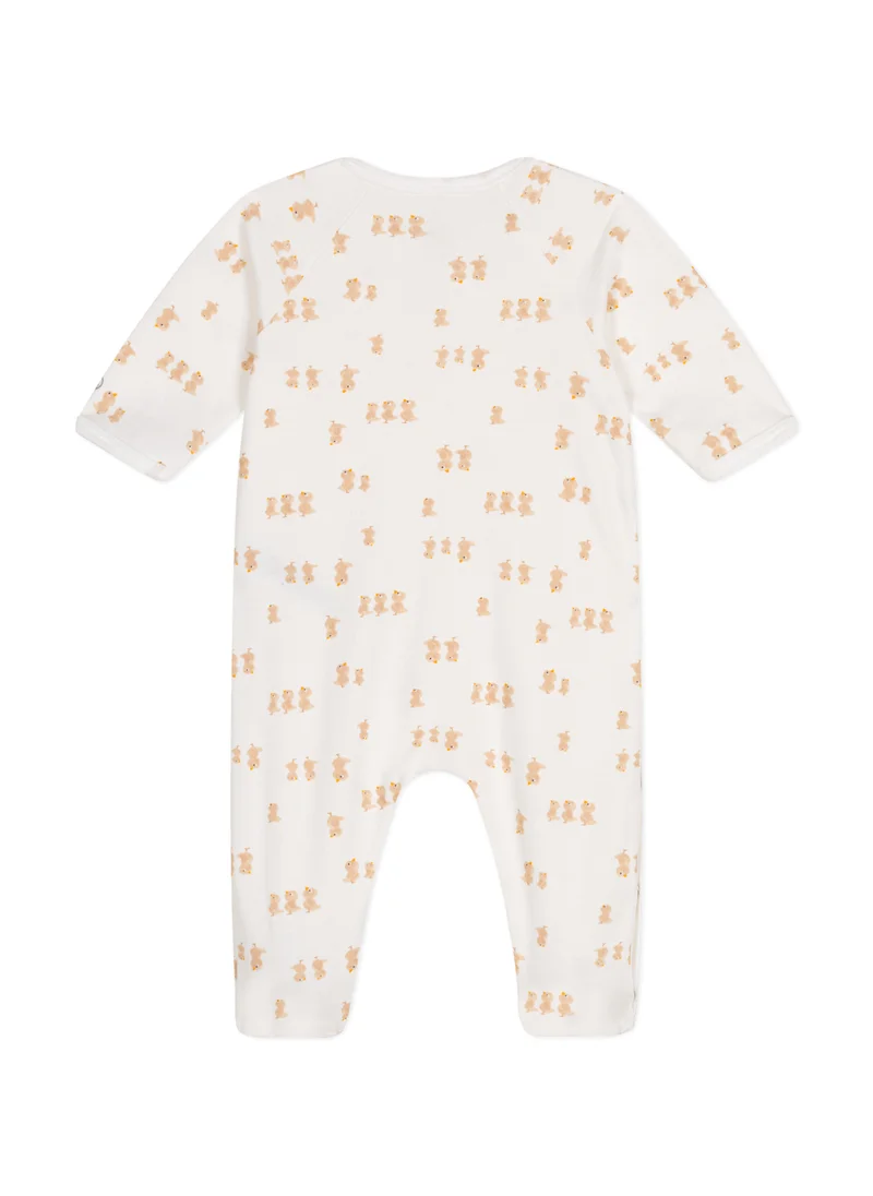 Petit Bateau Babies' fleece pyjamas