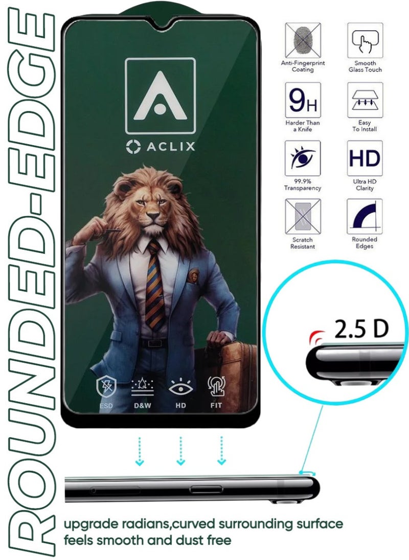 ACLIX 2 Pieces Antistatic ESD Dustproof Premium Quality High Definition Tempered Glass Screen Protector Designed For Oppo A77 4G - Image 4