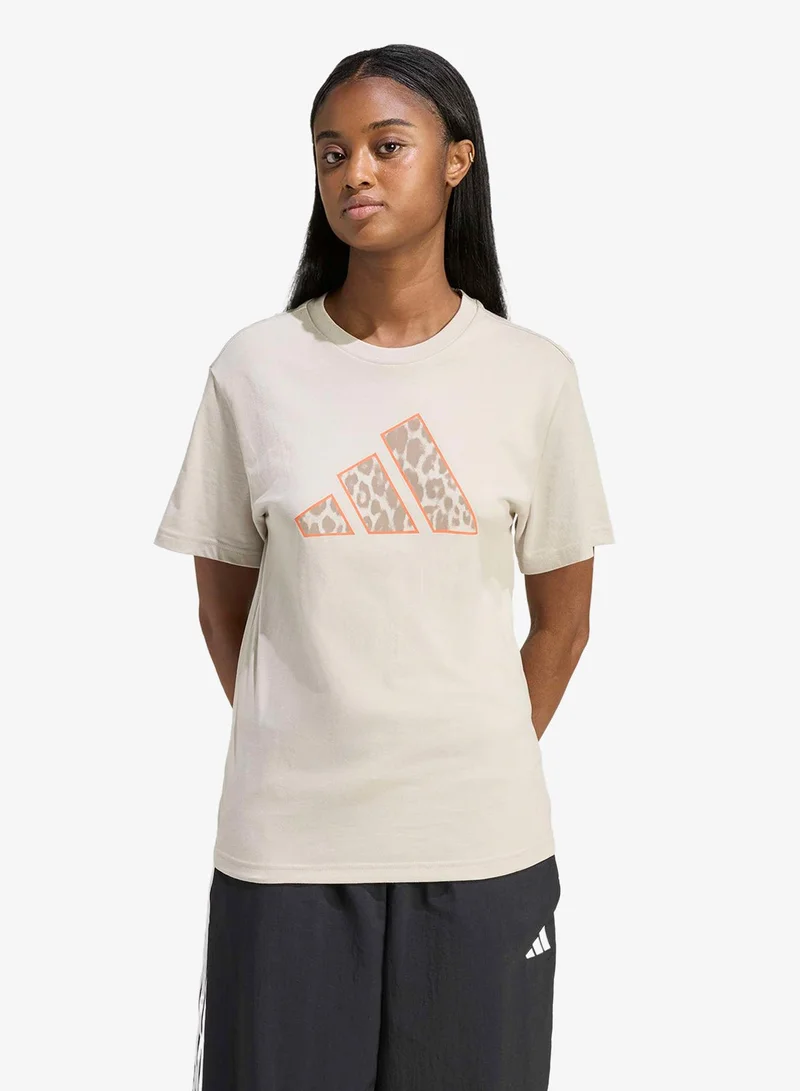 اديداس تيشيرت برسمة حيوان