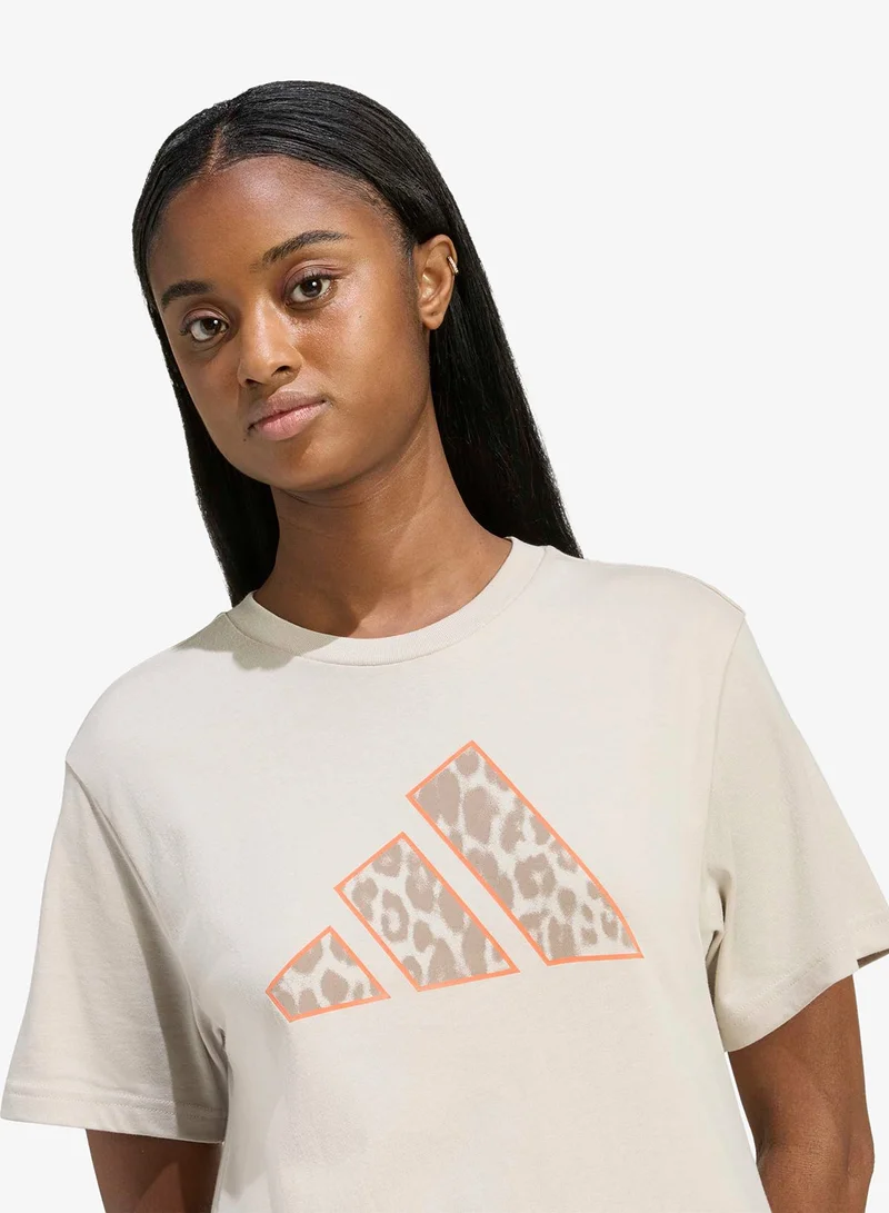 Adidas  Animal Graphic T-Shirt for Women | Best Price UAE