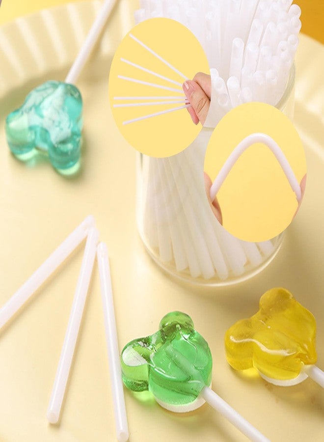 IVICOO Cake Pop Sticks,Lollipop Sticks,100pcs 4 Inch Candy Sticks,Used for Cake,Candy, Cookies, Chocolate. - Image 3