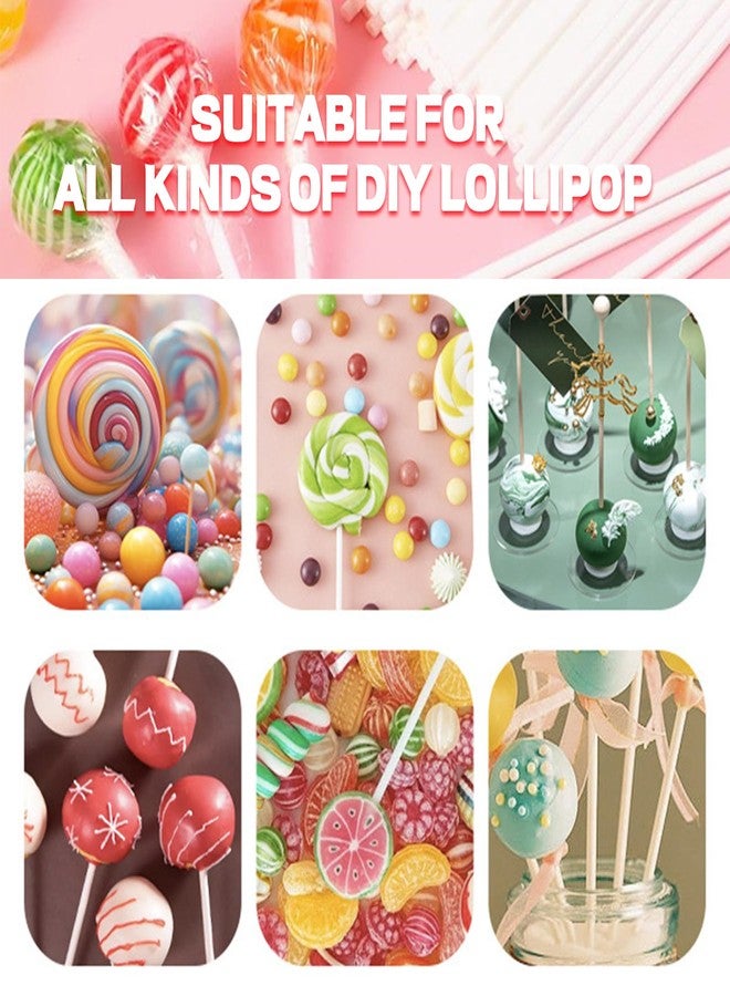IVICOO Cake Pop Sticks,Lollipop Sticks,100pcs 4 Inch Candy Sticks,Used for Cake,Candy, Cookies, Chocolate. - Image 5