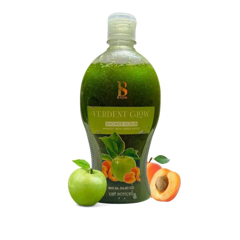 BSEEN B SEEN Verdent Glow Shower Scrub For Unisex Above 18 Years Size 500 ML - Image 1