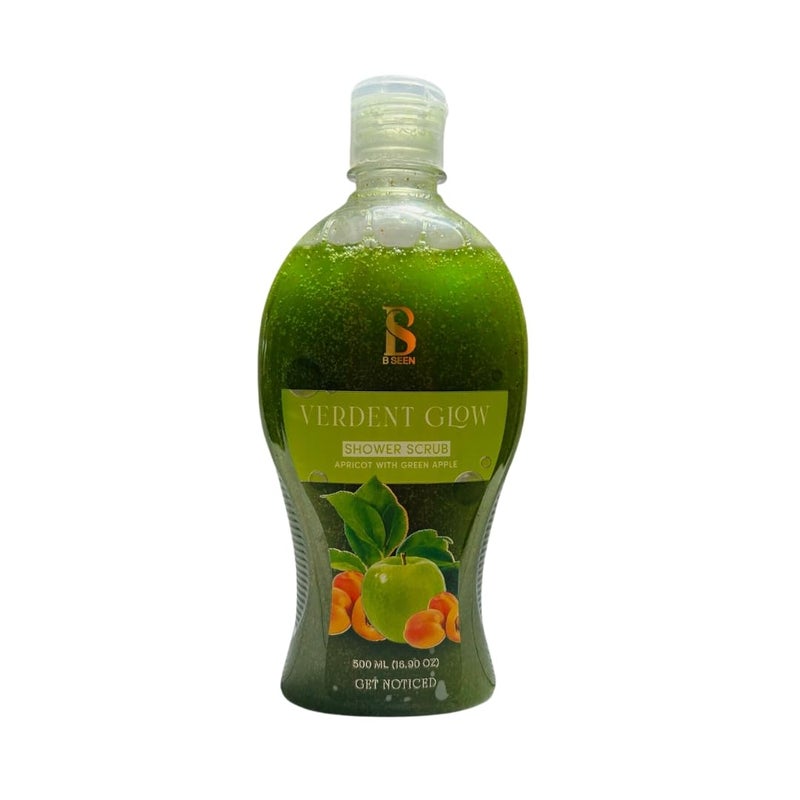 BSEEN B SEEN Verdent Glow Shower Scrub For Unisex Above 18 Years Size 500 ML - Image 3