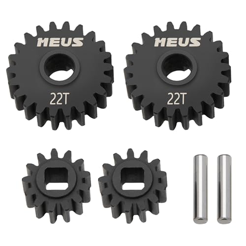 MEUS RACING Steel Overdrive Portal Gears for Axial Capra 19 UTB SCX10 III RC Crawlers 1322T - Image 1