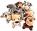 Dondor Plush Zoo Animals Lion Giraffe Monkey Elephant Super Soft Plush 8 Piece Set - Image 4