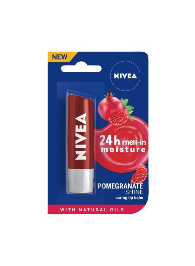 NIVEA Lip Balm Pomegranate Shine 48g - Image 2