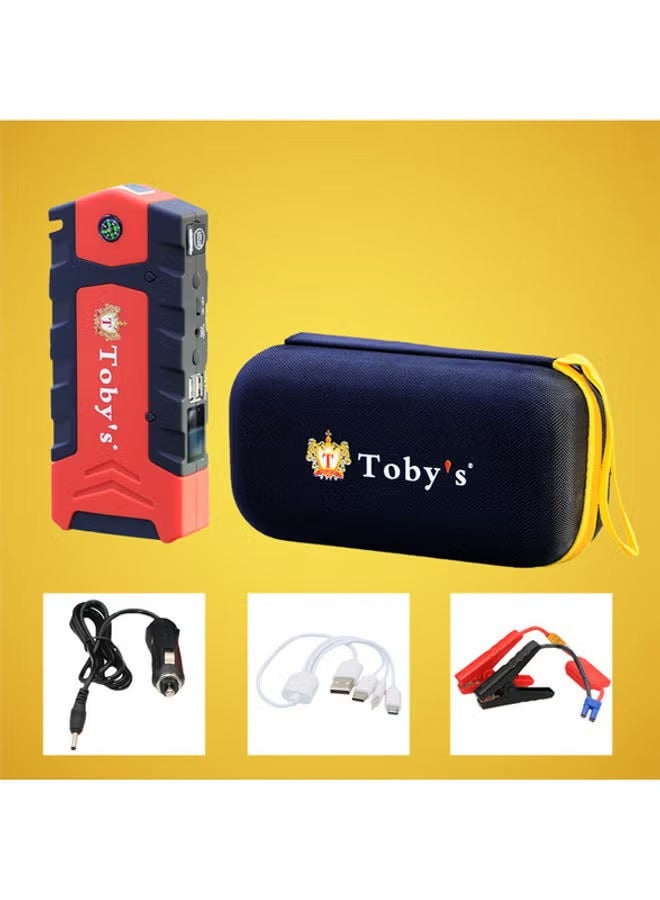 Generic Car jump starter battery with accessories. 