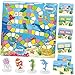 Broytain Word Ocean Phonics Board Game for Kids Educational Learning Board Game for Boys and Girls Reading and Spelling Game Ages 46 Classroom Travel Indoor Outdoor Family Game - Image 2