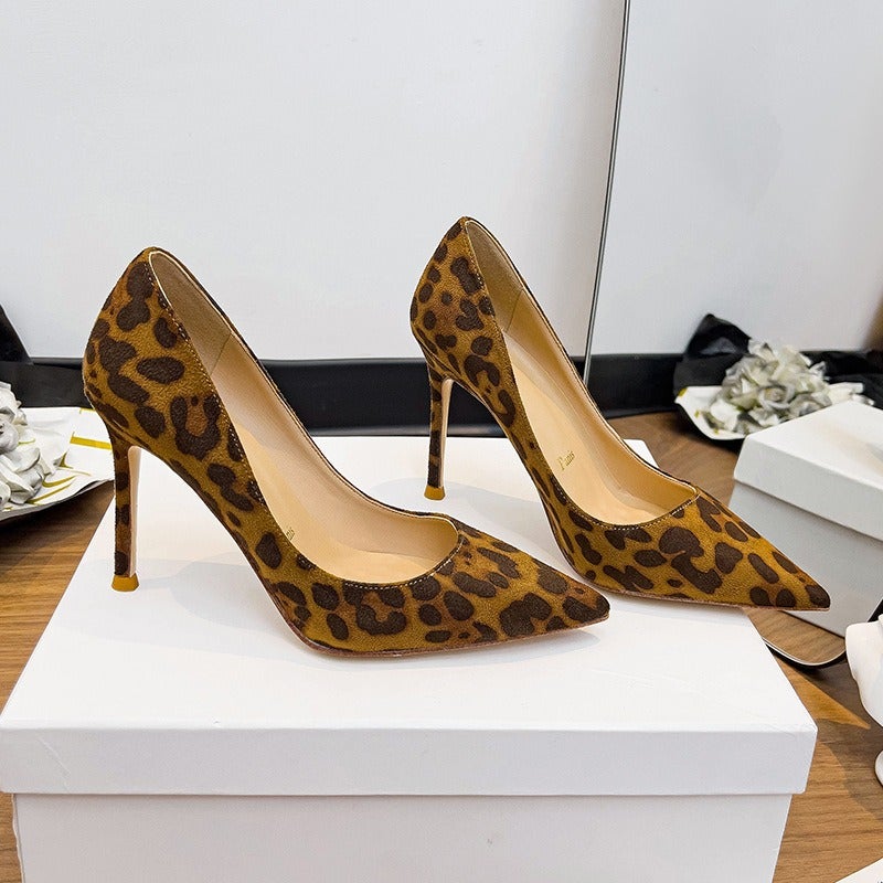 2026 New Red Sole Pointed Toe Side Hollow Sexy Nude High Heels for Women - Elegant Black Patent Leather Single Shoes