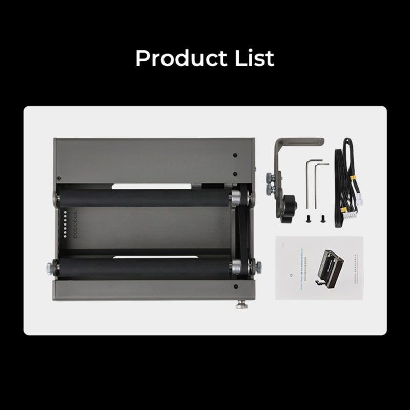 Creality 3D CREALITY Rotary Roller Perfect for Engraving Cylindrical Objects Support 5-120mm Width Adjustable 7-gear Design for 22W Creality Falcon2/CR-Laser Falcon 10W Engraver - Image 4