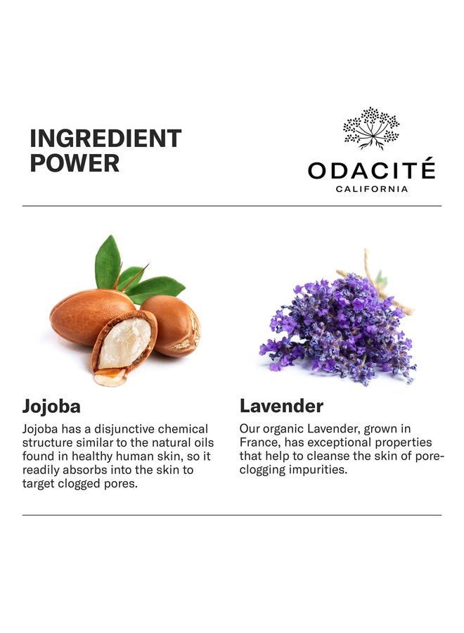 Odacite Odacité Acne Serum Concentrate for Face, Pore Cleanser Facial Oil for Skincare with Jojoba + Lavender - Clogged Pores Facial Serum Concentrate, Blackhead Remover Serum, 0.17 fl. Oz - Image 3