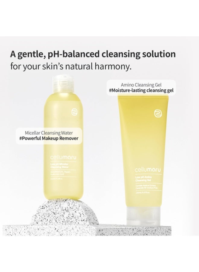 cellumaru Hyaluronic Waterful Micellar Cleansing Water 210ml | Gentle Makeup Remover with Hyaluronic Acid, AHA BHA PHA LHA | Low pH Face Cleanser - Image 2