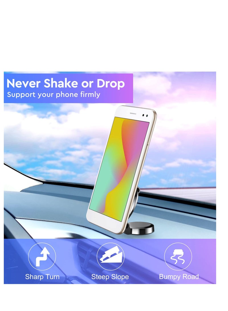 Magnetic Car Phone Holder, Magnetic Phone Holder for Car Dashboard, Air Vent Cell Phone Holder, Compatible with MagSafe Car Mount, Adjustable Phone Mount for iPhone 14 13 12 Pro Max Plus - Image 4