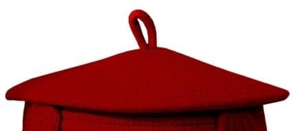 BUNAII Jute Cotton Cute Bear Hand Woven Fruit basket, storage basket, Oraganizer Box For jewellery, toys, cosmetics and For multipurpose uses with cap (Red, Pack of 1, 11 x 11 x 7 Inches, round)  - Image 3