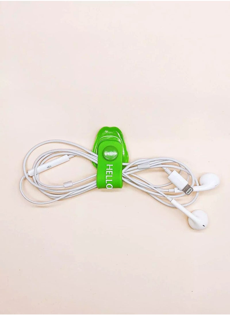 Generic 1pc Avocado Shaped Earphone Cable Cartoon Winder  - Image 2