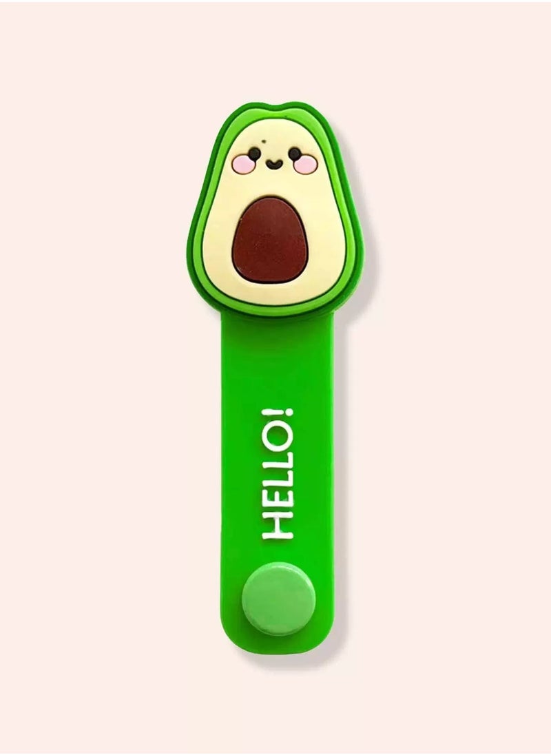 Generic 1pc Avocado Shaped Earphone Cable Cartoon Winder  - Image 3
