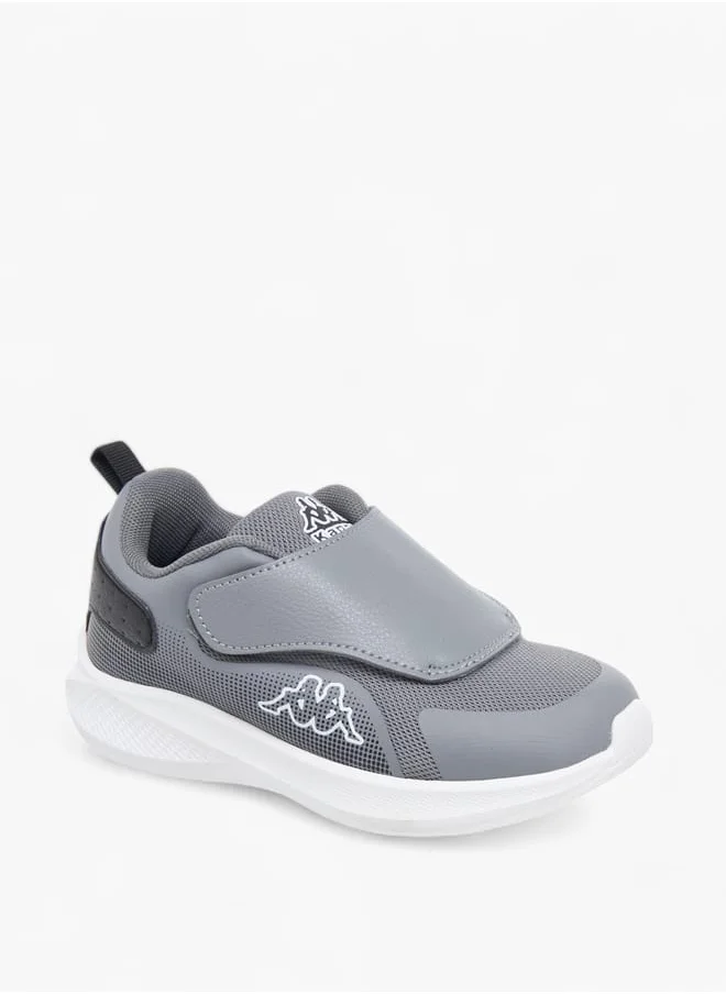 Kappa Boys Mesh Slip-On Sports Shoes With Hook And Loop Closure