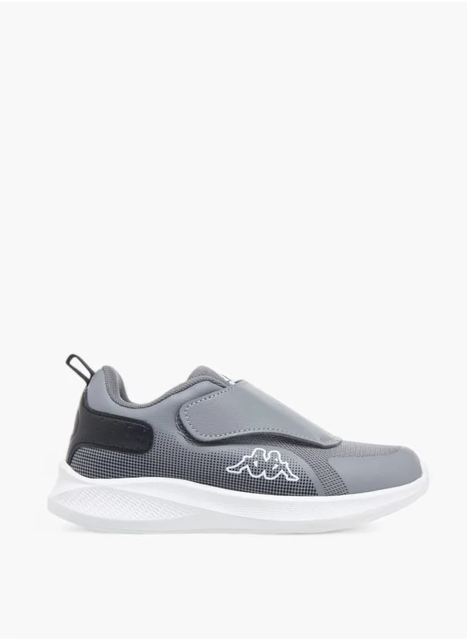 Kappa Boys Mesh Slip-On Sports Shoes With Hook And Loop Closure