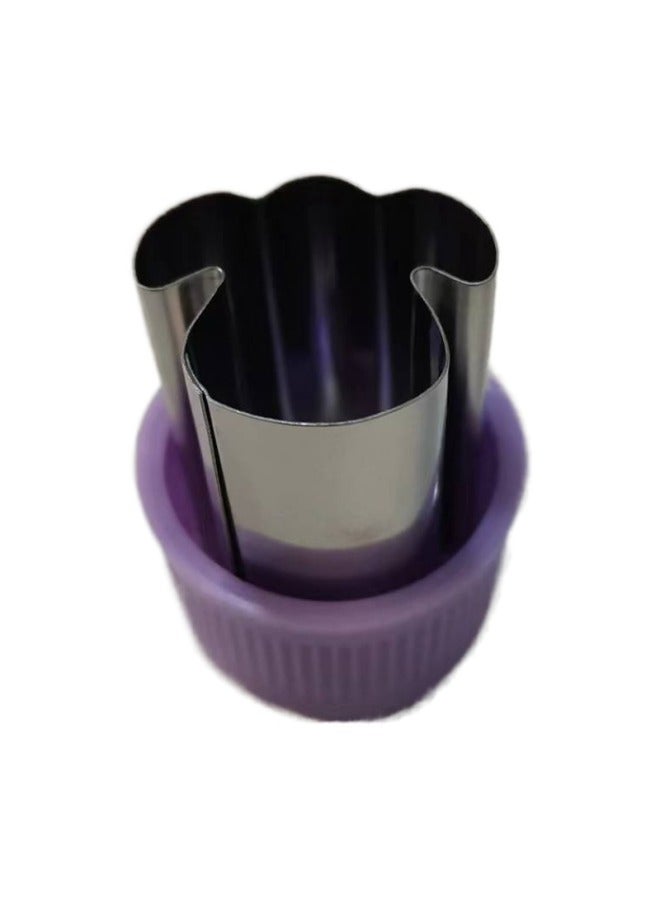 Baby Complementary Food Embossed Mold Biscuit Gadget Home Baking Set Children's Butterfly Surface Cutting Mold Fruit And Vegetable Cutting-Specifications:Small Clothes-Color:Cute Powder - Image 1